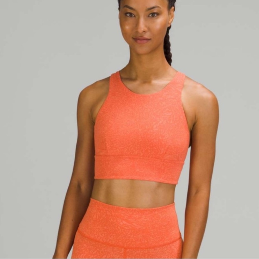 lululemon wunder train long line bra size 4